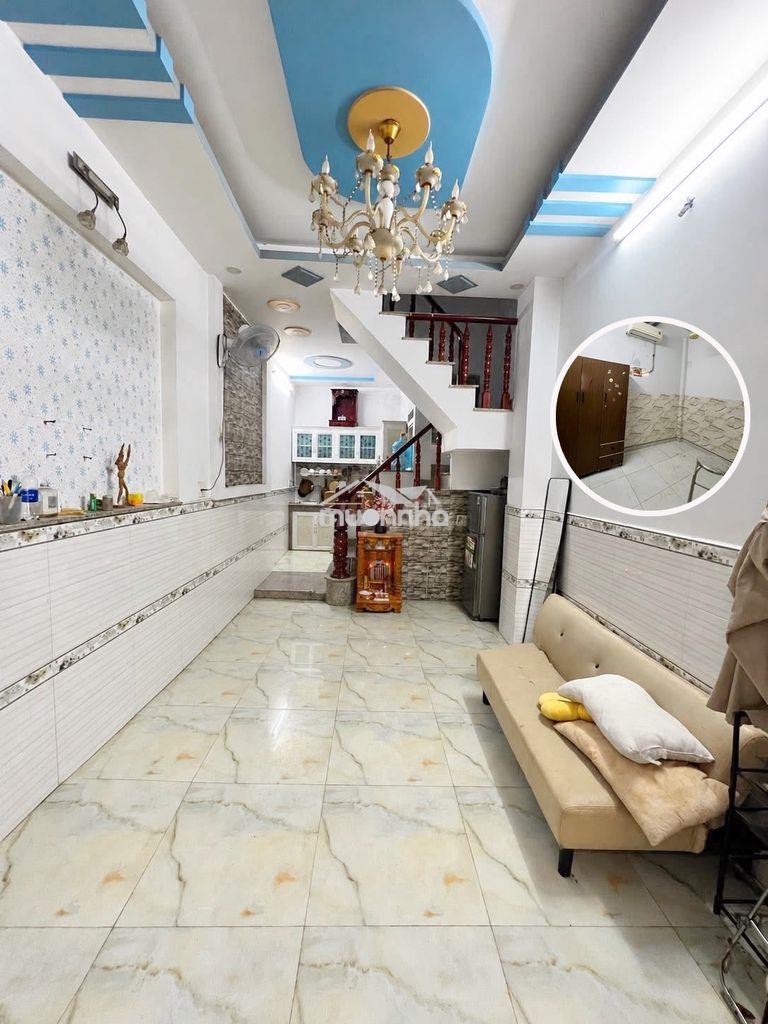 Cho thuê nhà 2 lầu giá rẻ hẻm đường bùi văn ngữ p. hiệp thành q12