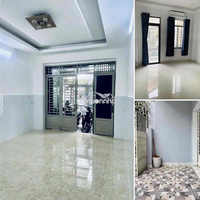Nhà rộng mới, dt 14m dài sânxe thoáng, 1 trệt 1l 2p. ngủ + p. làm vie