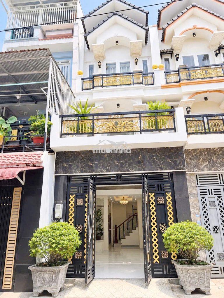 Cho thuê nhà 3 lầu mới đẹp full nội thất hẻm đường huỳnh thị hai q12