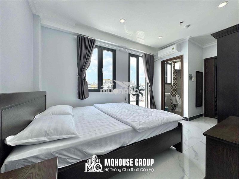 Khai trương chung cư 1pn1pk bancol sân vườn siêu to nội thất mới 100%
