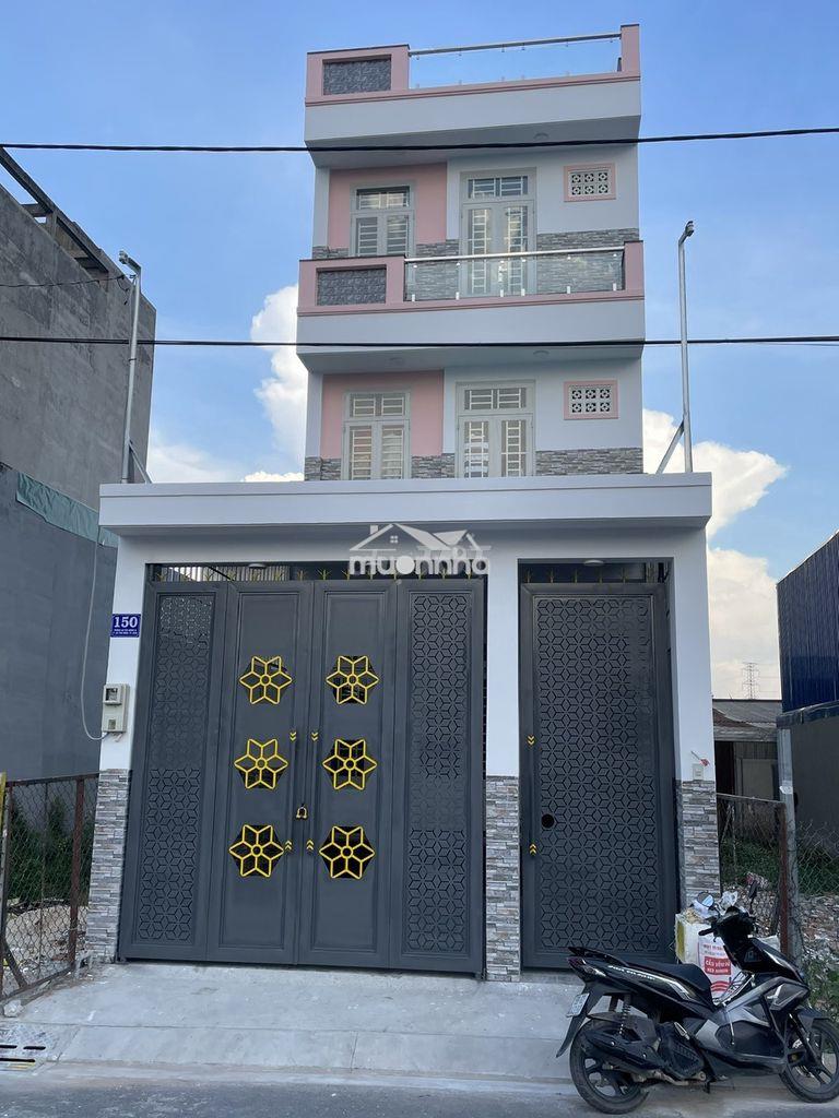 Nhà mới nguyên căn 4 phòng ngủ, p. an phú đông, q.12, hcm