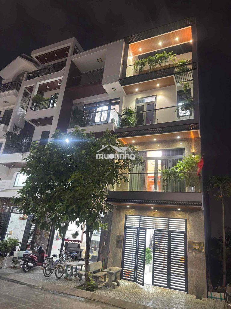 Cho thuê nhà phố 4 lầu , full nội thất..15tr/th.lê thị riêng.thới an.