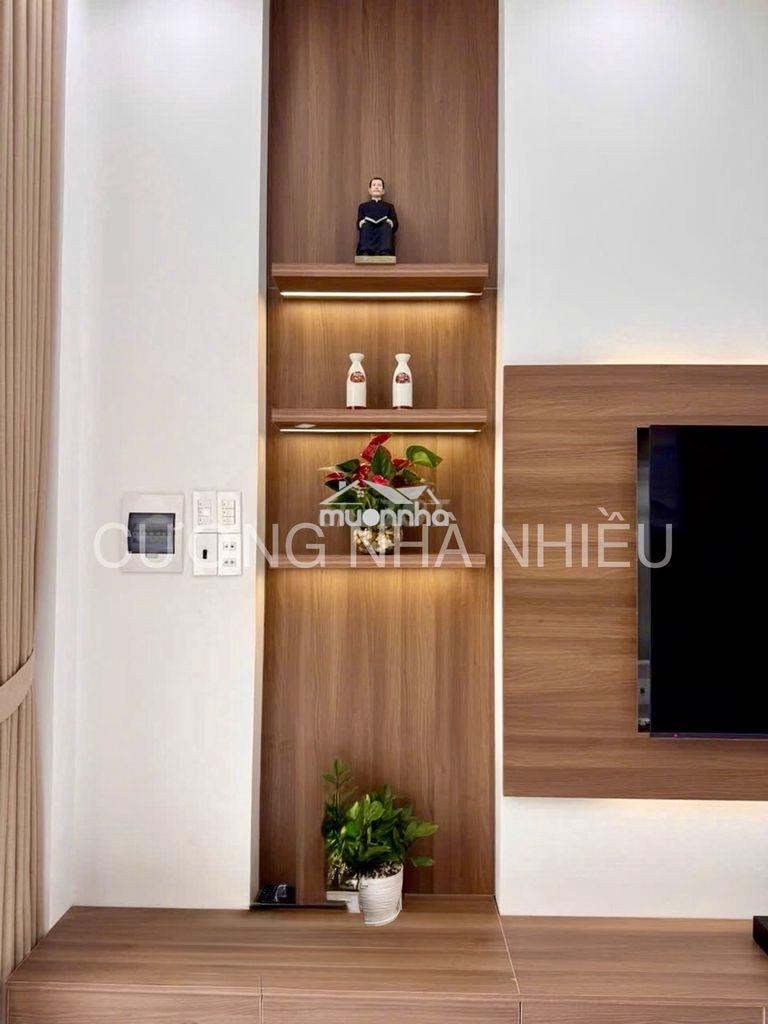 104m2 gần chợ phú thuận; 2 tầng đúc chắc chắn, sân rộng; cách mt 45m - Ảnh 4