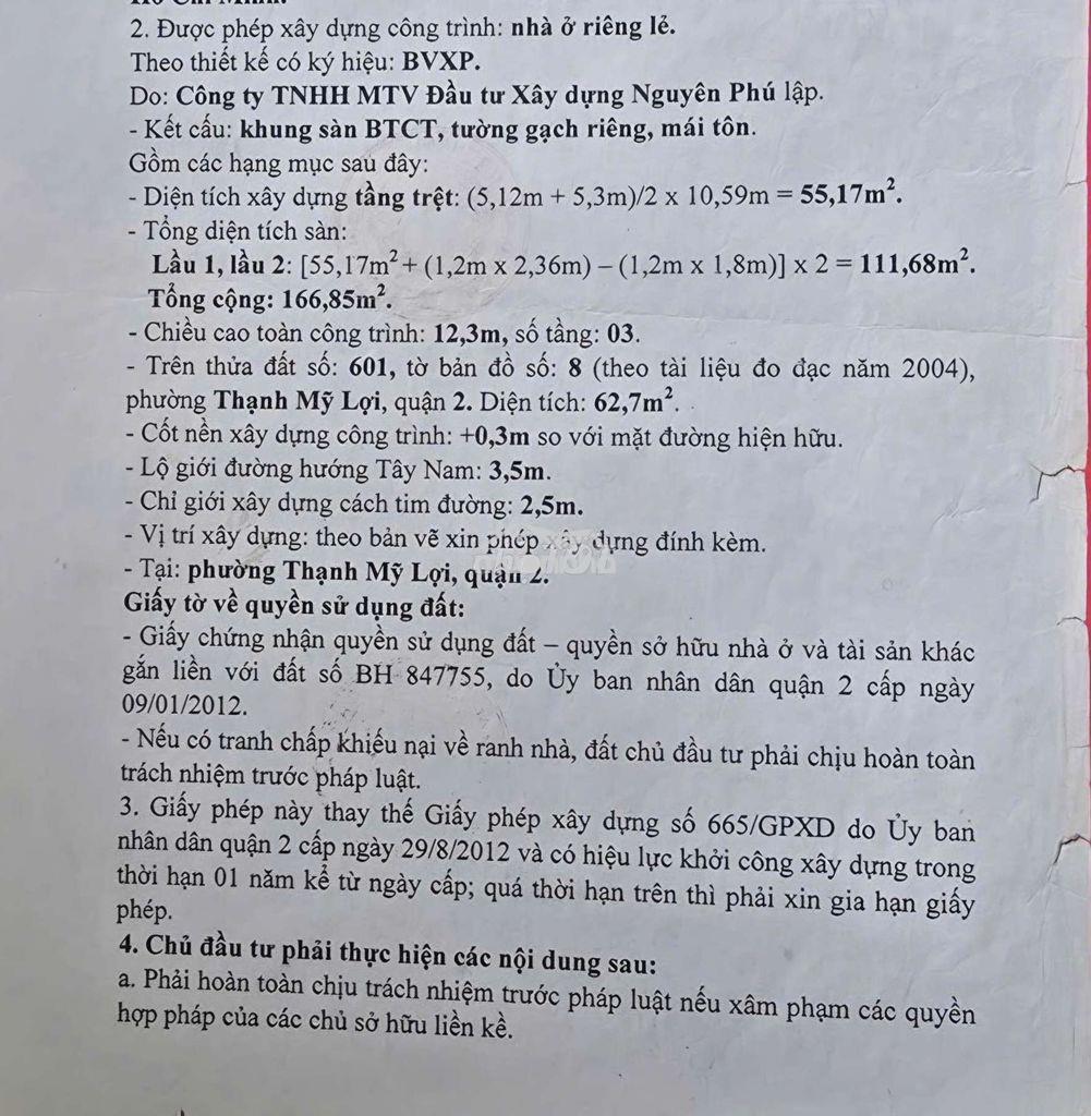 Bán nhà tt q2 - Ảnh 3