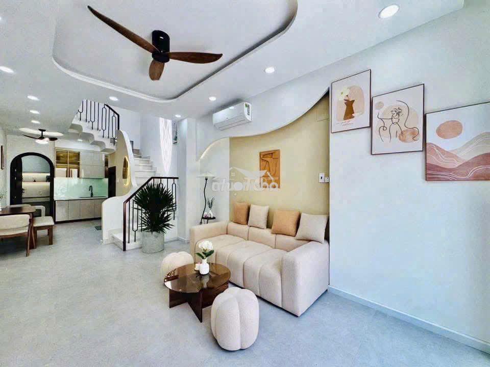Kẹt tiền bán nhà tân hoà đông, 49m2, 3pn, tặng nội thất, hẻm rộng 5m - Ảnh 4