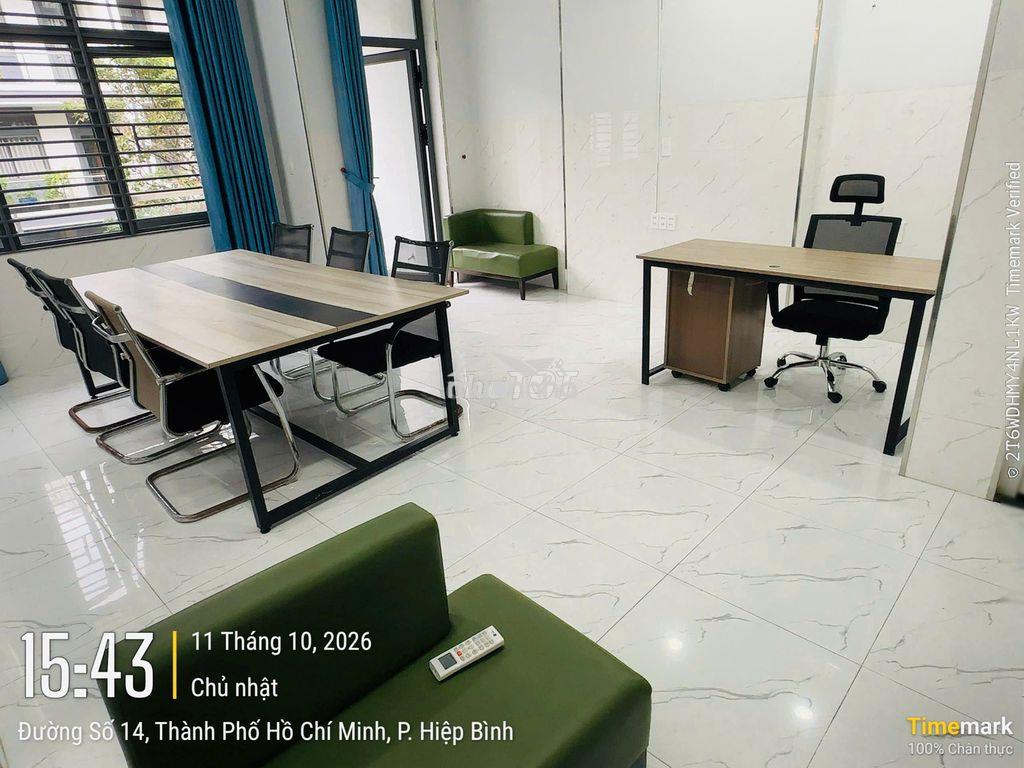 Cho thuê văn phòng kdt vạn phúc city 35m giá 7.5tr full nội thất - Ảnh 2